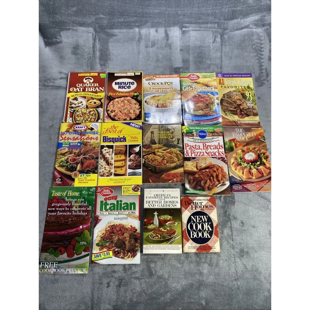 Vintage Recipe Cook Book Magazine Lot of 27 Pillsbury Taste of Home BettyCrocker